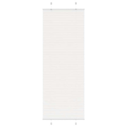 Pleated Blind White 70x200 cm Fabric Width 69.4 cm Polyester