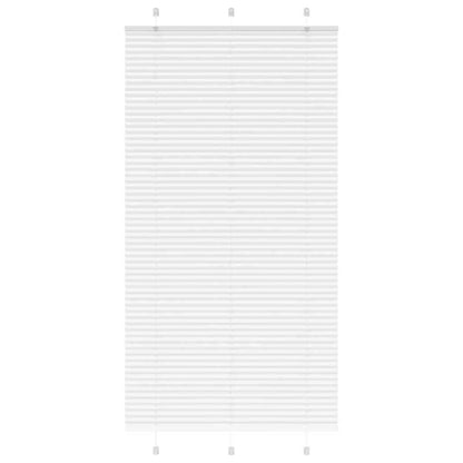 Pleated Blind White 110x200 cm Fabric Width 109.4 cm Polyester