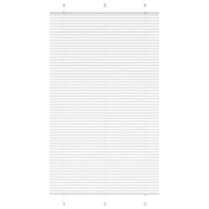 Pleated Blind White 115x200 cm Fabric Width 114.4 cm Polyester