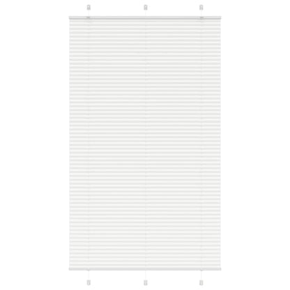 Pleated Blind White 120x200 cm Fabric Width 119.4 cm Polyester