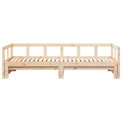 Daybed without Mattress 80x200 cm Solid Wood Pine