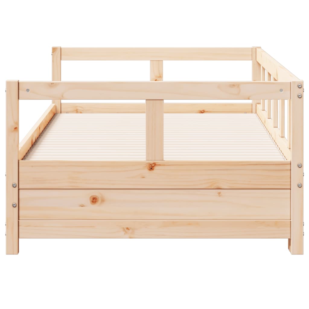 Daybed without Mattress 80x200 cm Solid Wood Pine