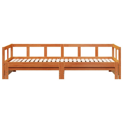 Daybed without Mattress Wax Brown 80x200 cm Solid Wood Pine