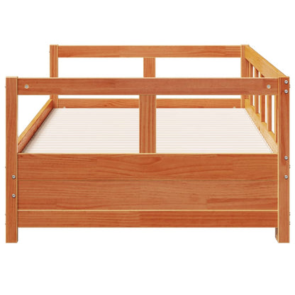 Daybed without Mattress Wax Brown 80x200 cm Solid Wood Pine