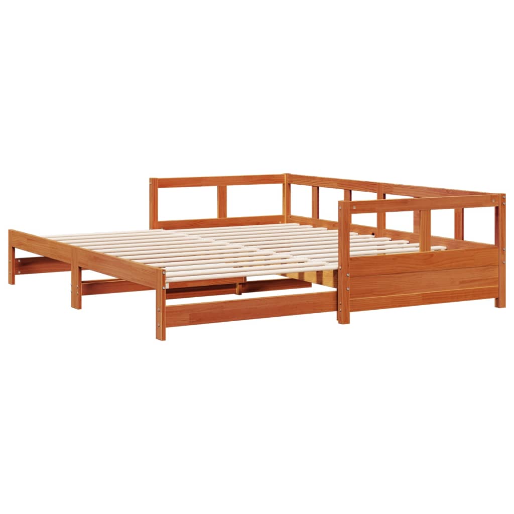 Daybed without Mattress Wax Brown 80x200 cm Solid Wood Pine