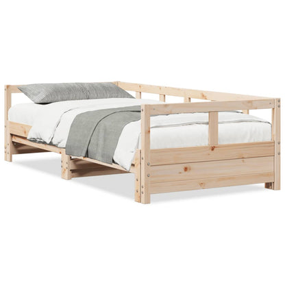 Daybed without Mattress 90x190 cm Solid Wood Pine