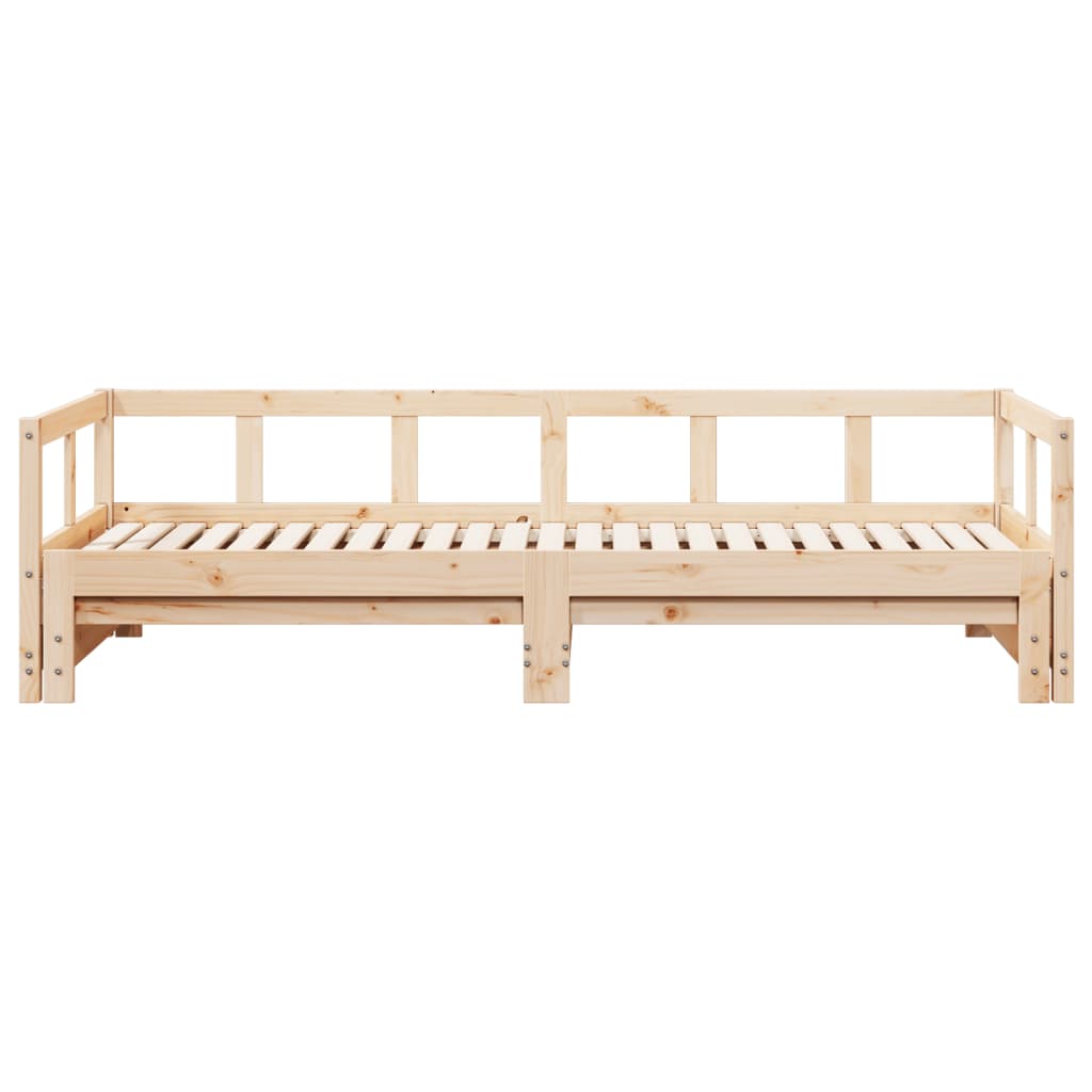 Daybed without Mattress 90x190 cm Solid Wood Pine