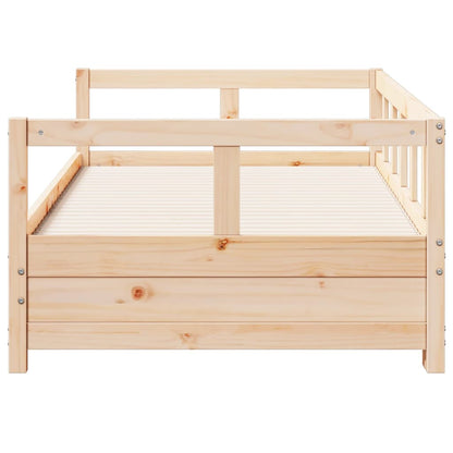 Daybed without Mattress 90x190 cm Solid Wood Pine