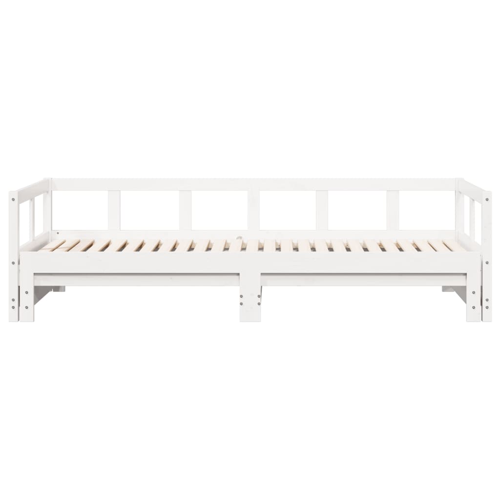 Daybed without Mattress White 90x190 cm Solid Wood Pine