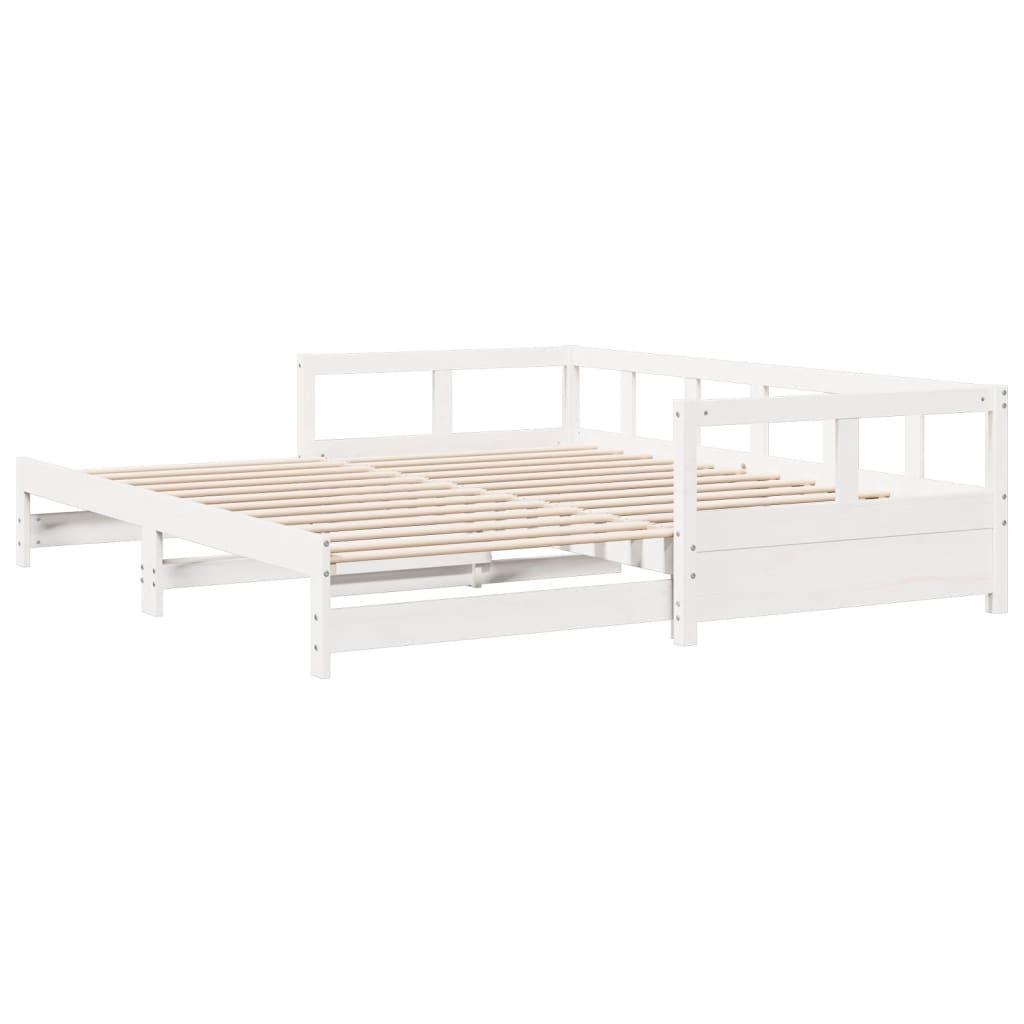 Daybed without Mattress White 90x190 cm Solid Wood Pine