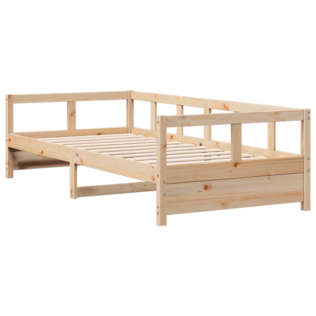 Daybed Natural 80x200 cm Solid Wood Pine