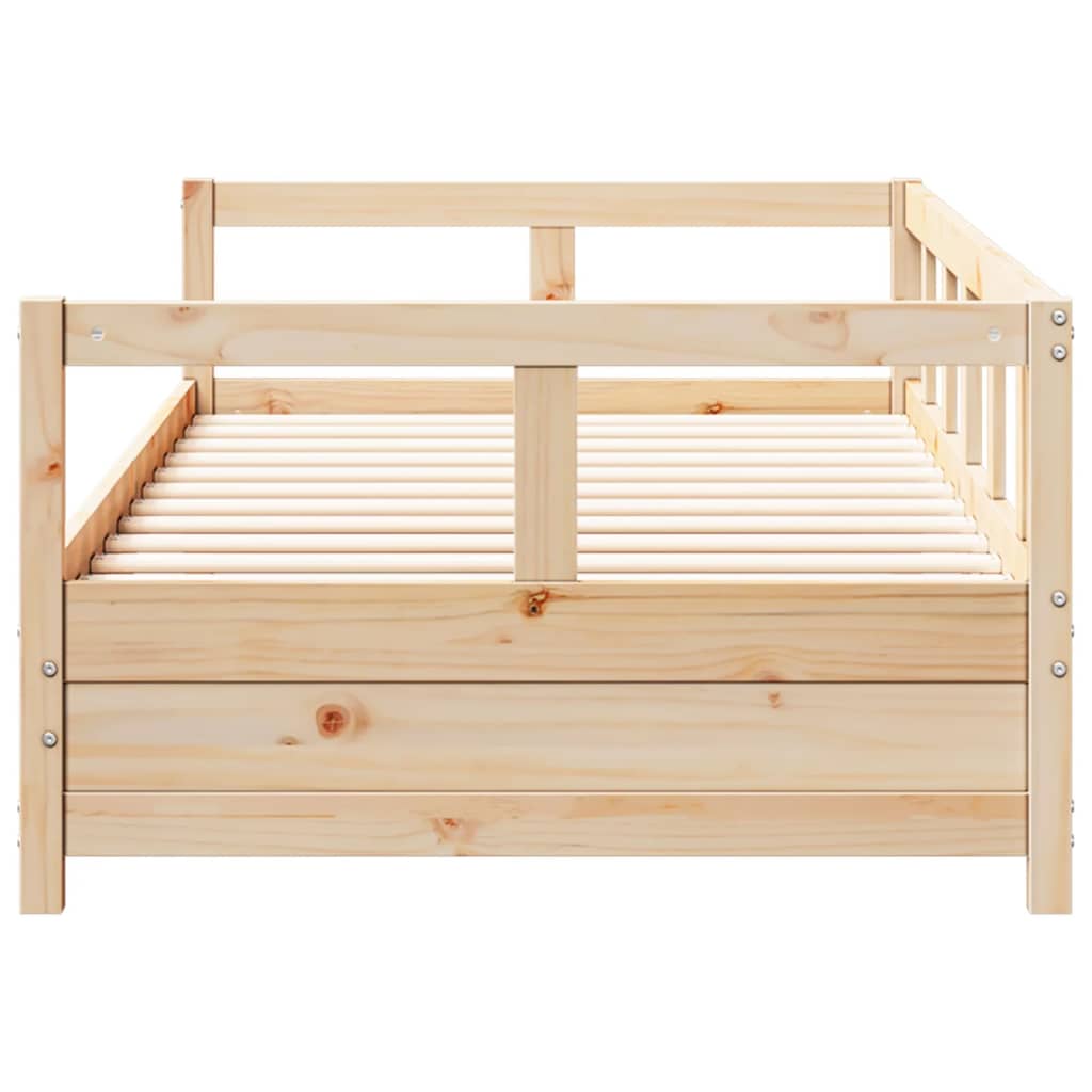 Daybed Natural 80x200 cm Solid Wood Pine