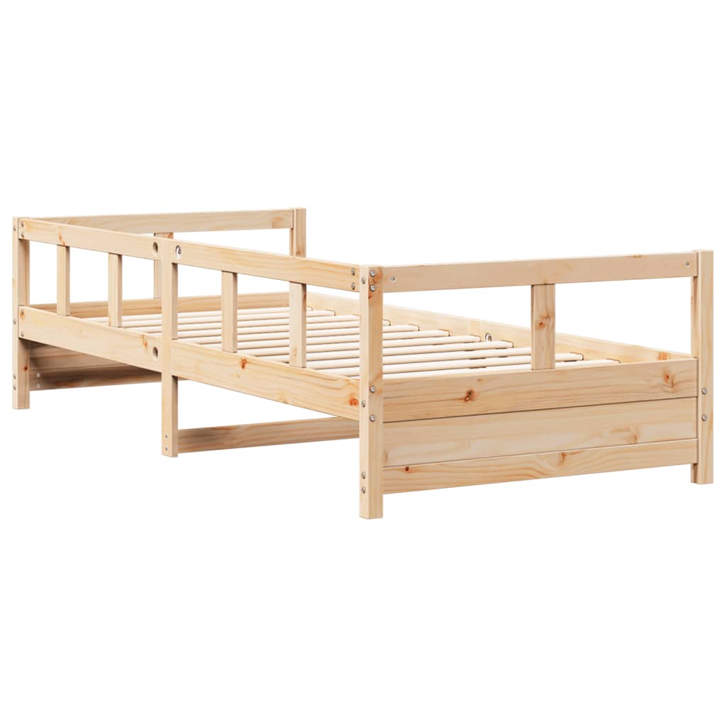 Daybed Natural 80x200 cm Solid Wood Pine