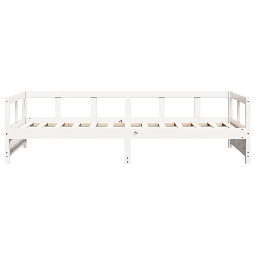 Daybed White 80x200 cm Solid Wood Pine