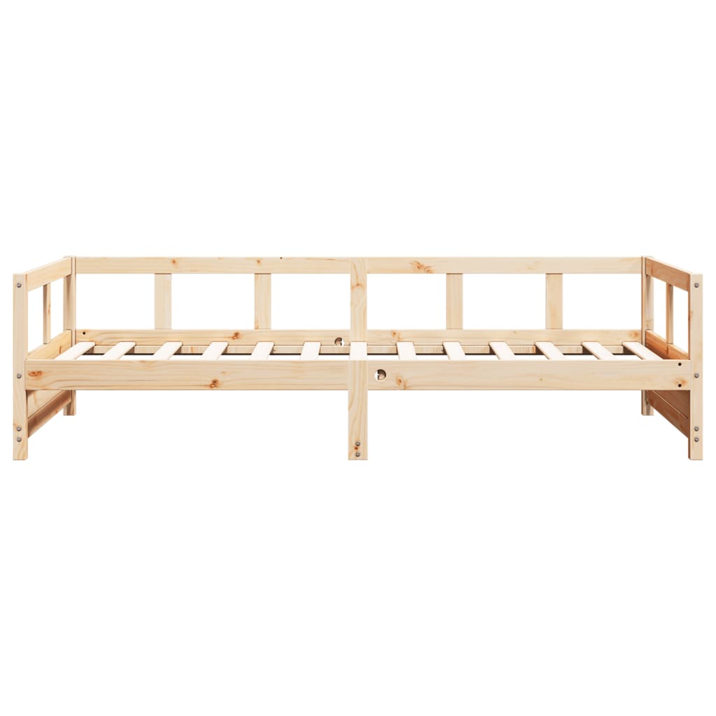 Daybed Natural 90x200 cm Solid Wood Pine