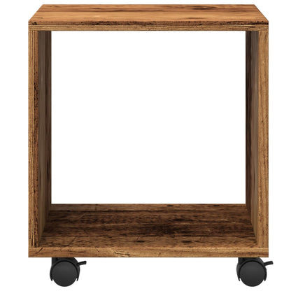 vidaXL Rolling Cabinet Old Wood 37x33x42.5 cm Engineered Wood