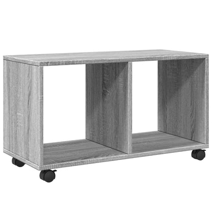 vidaXL Rolling Cabinet Grey Sonoma 72x33x42.5 cm Engineered Wood