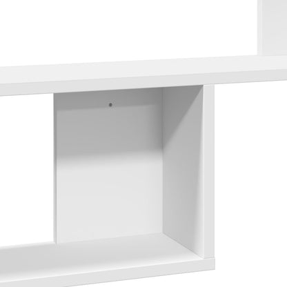 Wall Shelf White 100x15x70 cm Engineered Wood