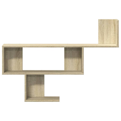 Wall Shelf Sonoma Oak 100x15x70 cm Engineered Wood