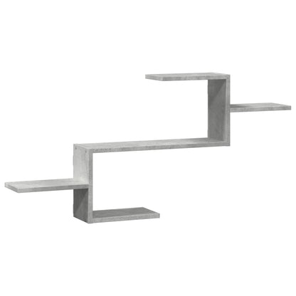 Wall Shelf Concrete Grey 104x15x49 cm Engineered Wood