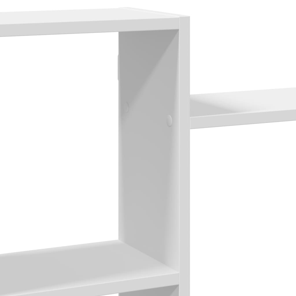 Wall Shelf White 159x18x65 cm Engineered Wood