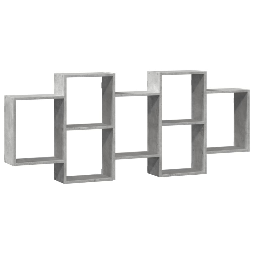 Wall Shelf Concrete Grey 159x18x65 cm Engineered Wood