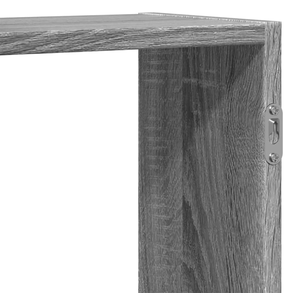 Wall Shelf Grey Sonoma 159x18x65 cm Engineered Wood