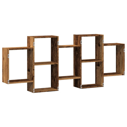 Wall Shelf Old Wood 159x18x65 cm Engineered Wood