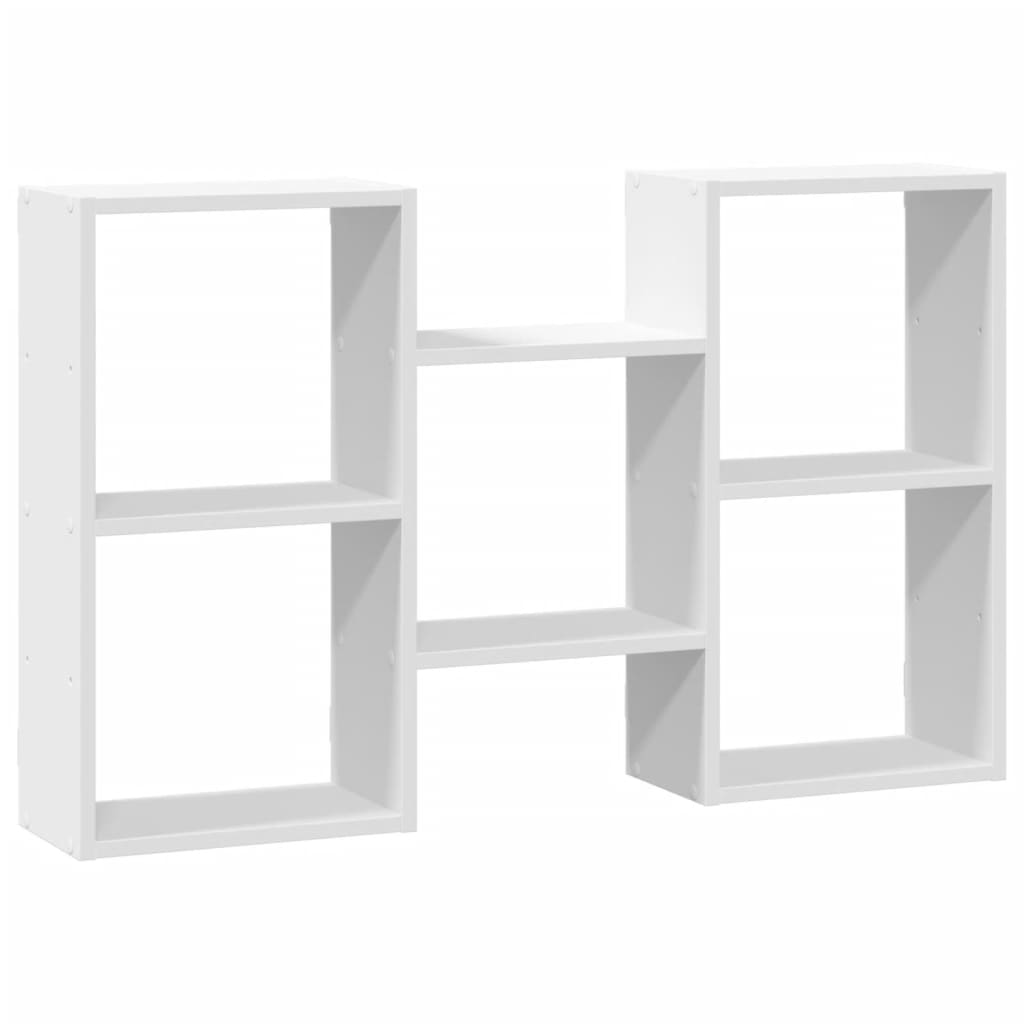 Wall Shelf White 96x18x60 cm Engineered Wood