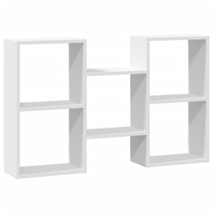 Wall Shelf White 96x18x60 cm Engineered Wood