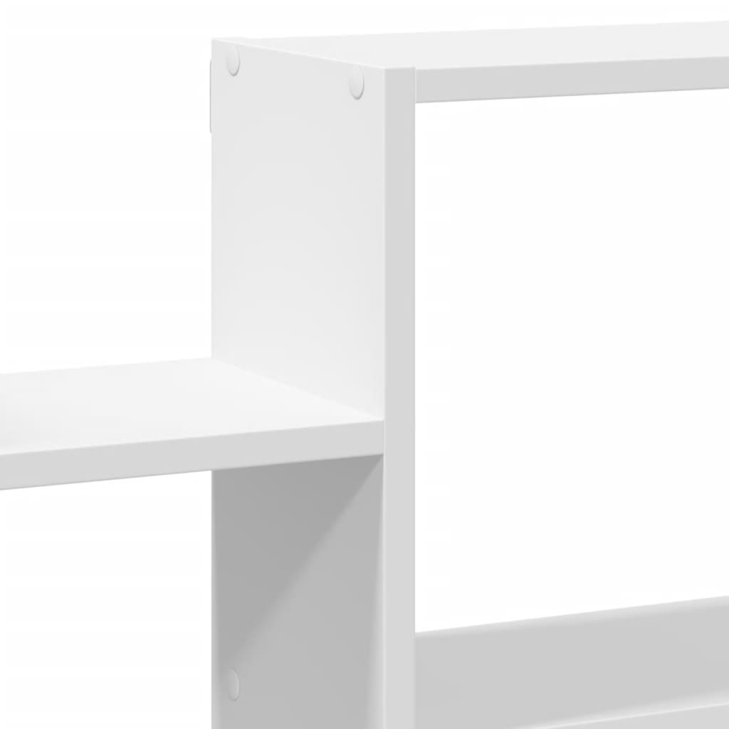 Wall Shelf White 96x18x60 cm Engineered Wood