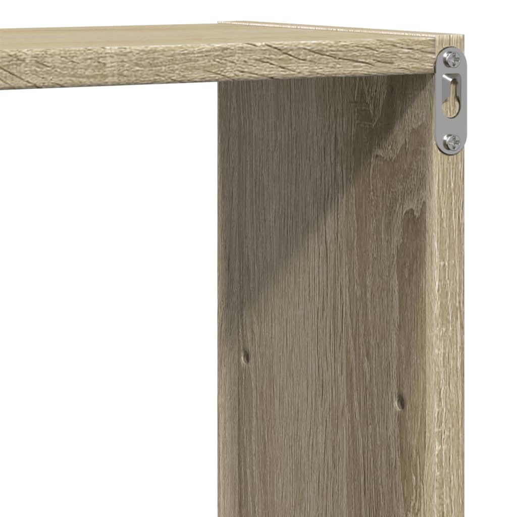 Wall Shelf Sonoma Oak 96x18x60 cm Engineered Wood