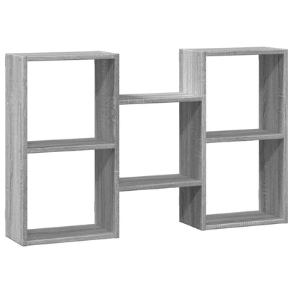 Wall Shelf Grey Sonoma 96x18x60 cm Engineered Wood