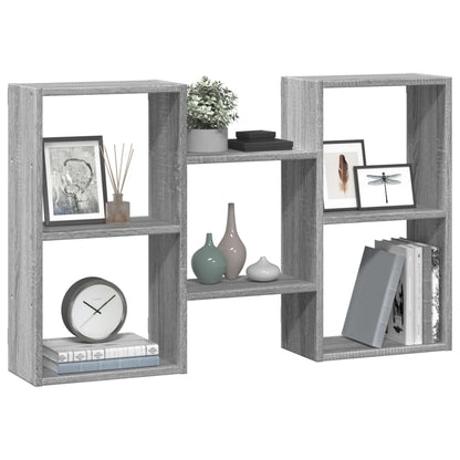 Wall Shelf Grey Sonoma 96x18x60 cm Engineered Wood