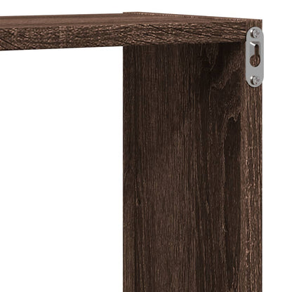 Wall Shelf Brown Oak 96x18x60 cm Engineered Wood