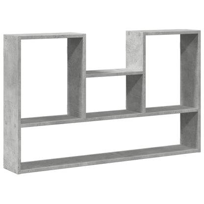 Wall Shelf Concrete Grey 99x15x60 cm Engineered Wood