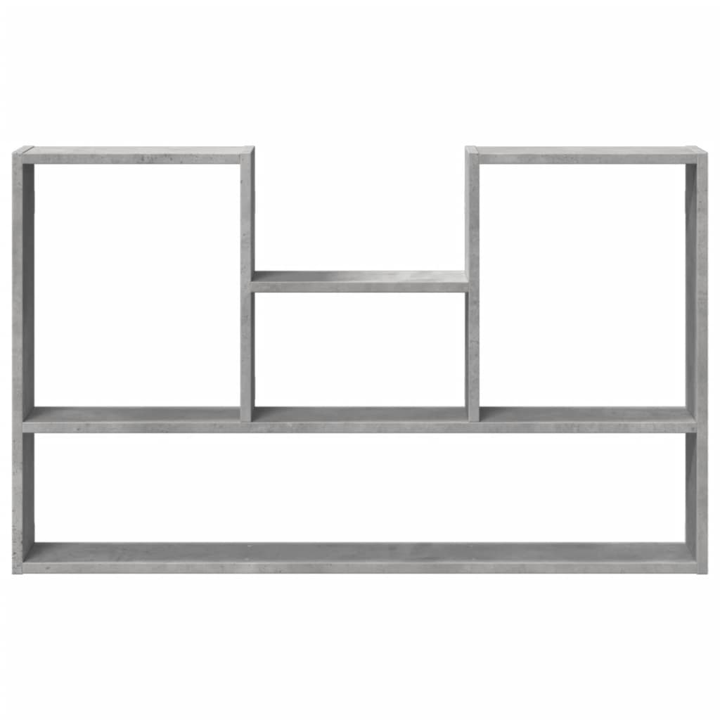 Wall Shelf Concrete Grey 99x15x60 cm Engineered Wood