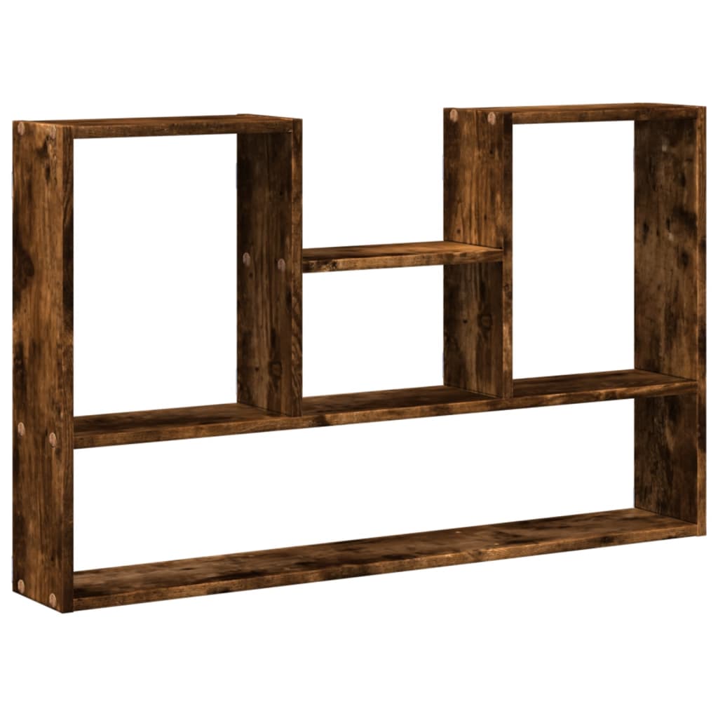 Wall Shelf Smoked Oak 99x15x60 cm Engineered Wood