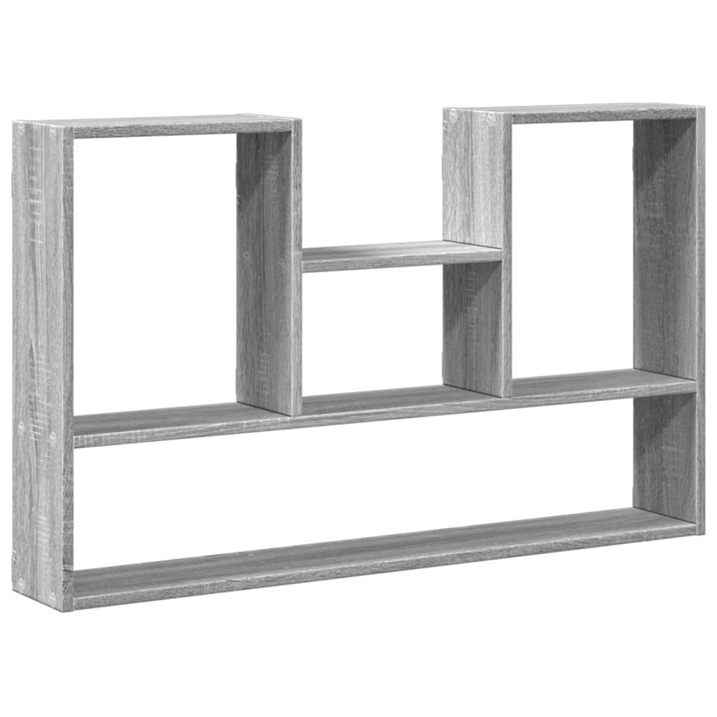 Wall Shelf Grey Sonoma 99x15x60 cm Engineered Wood