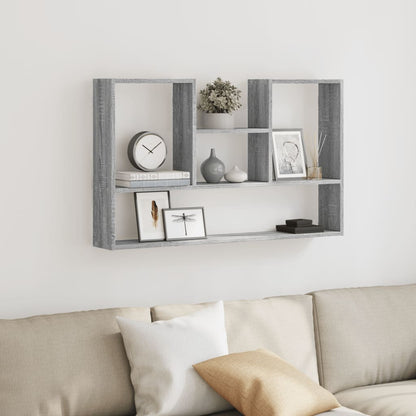 Wall Shelf Grey Sonoma 99x15x60 cm Engineered Wood