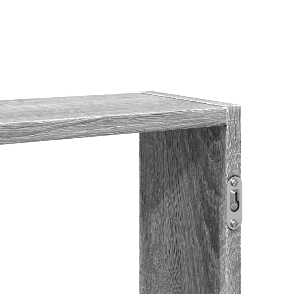 Wall Shelf Grey Sonoma 99x15x60 cm Engineered Wood