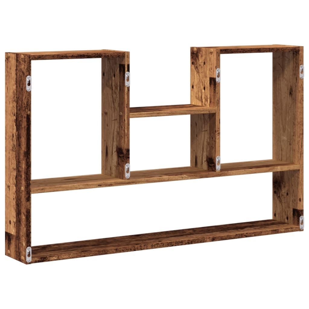 Wall Shelf Old Wood 99x15x60 cm Engineered Wood