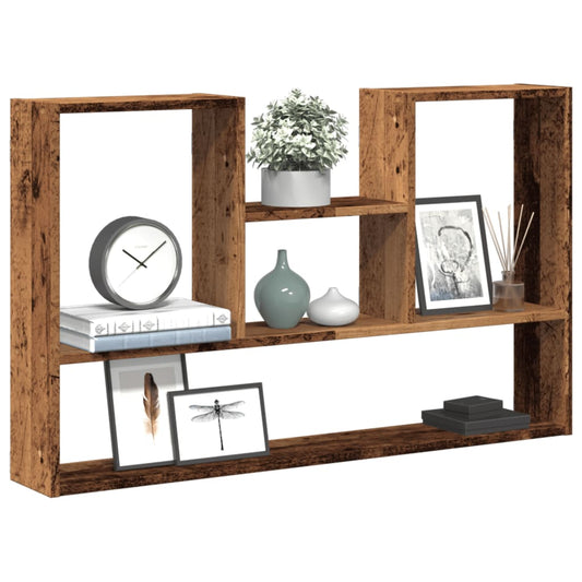 Wall Shelf Old Wood 99x15x60 cm Engineered Wood