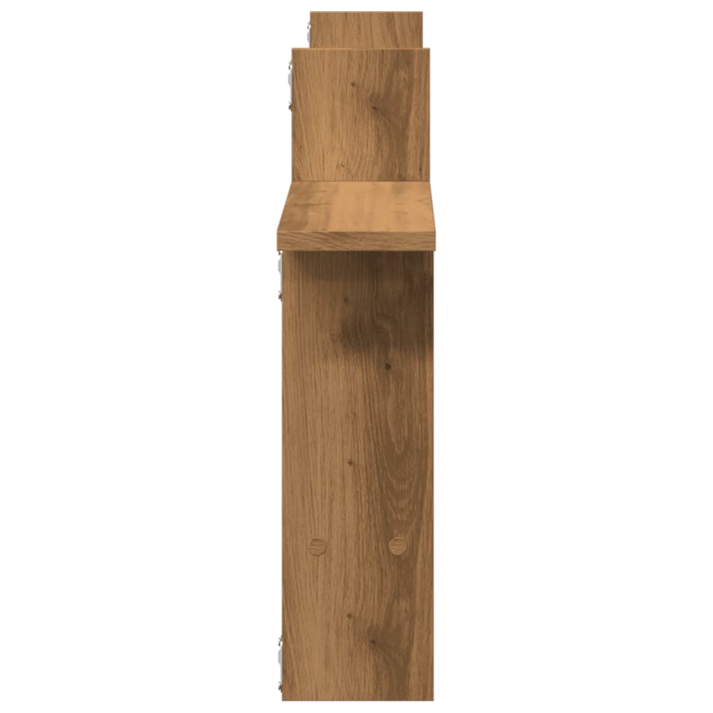 Wall Shelves 2 pcs Artisian Oak 50x12x50 cm Engineered Wood