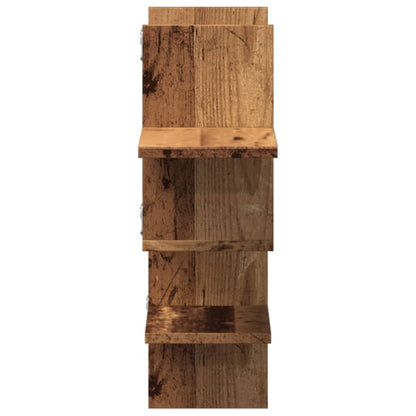 Wall Shelf Old Wood 124.5x18x60.5 cm Engineered Wood