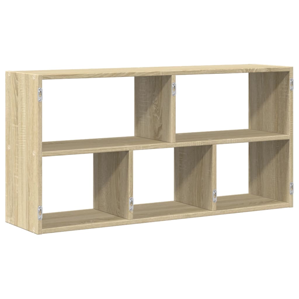 Wall Shelf Sonoma Oak 100x25x50 cm Engineered Wood