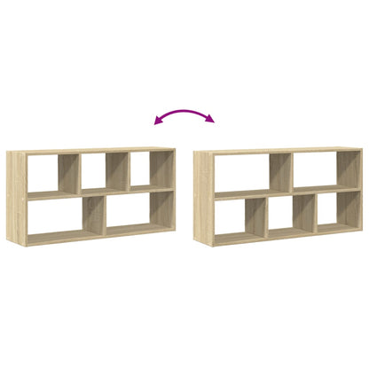 Wall Shelf Sonoma Oak 100x25x50 cm Engineered Wood