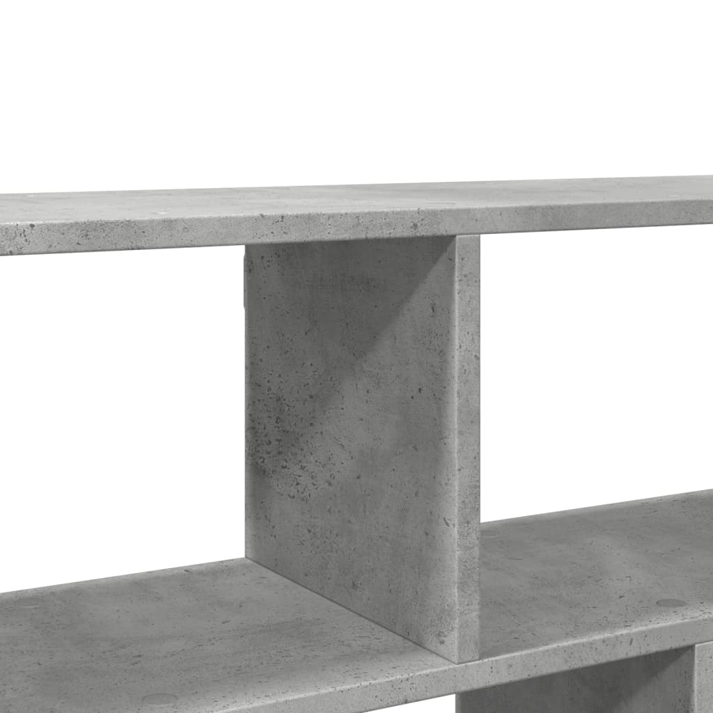 Wall Shelf Concrete Grey 100x25x50 cm Engineered Wood