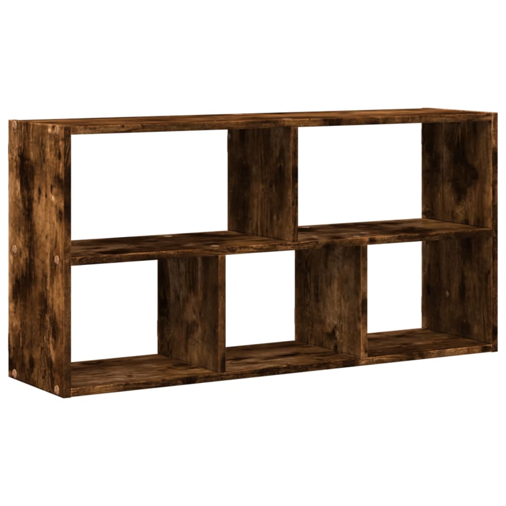 Wall Shelf Smoked Oak 100x25x50 cm Engineered Wood