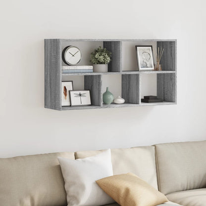 Wall Shelf Grey Sonoma 100x25x50 cm Engineered Wood